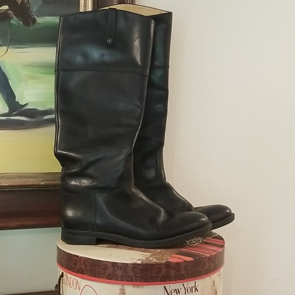 Enzo Angiolini Ellerby tall black leather boot 7.5